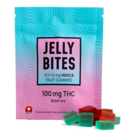 Indica Fruit Gummies Berry Mix 100mg + 500mg (Jelly Bites)